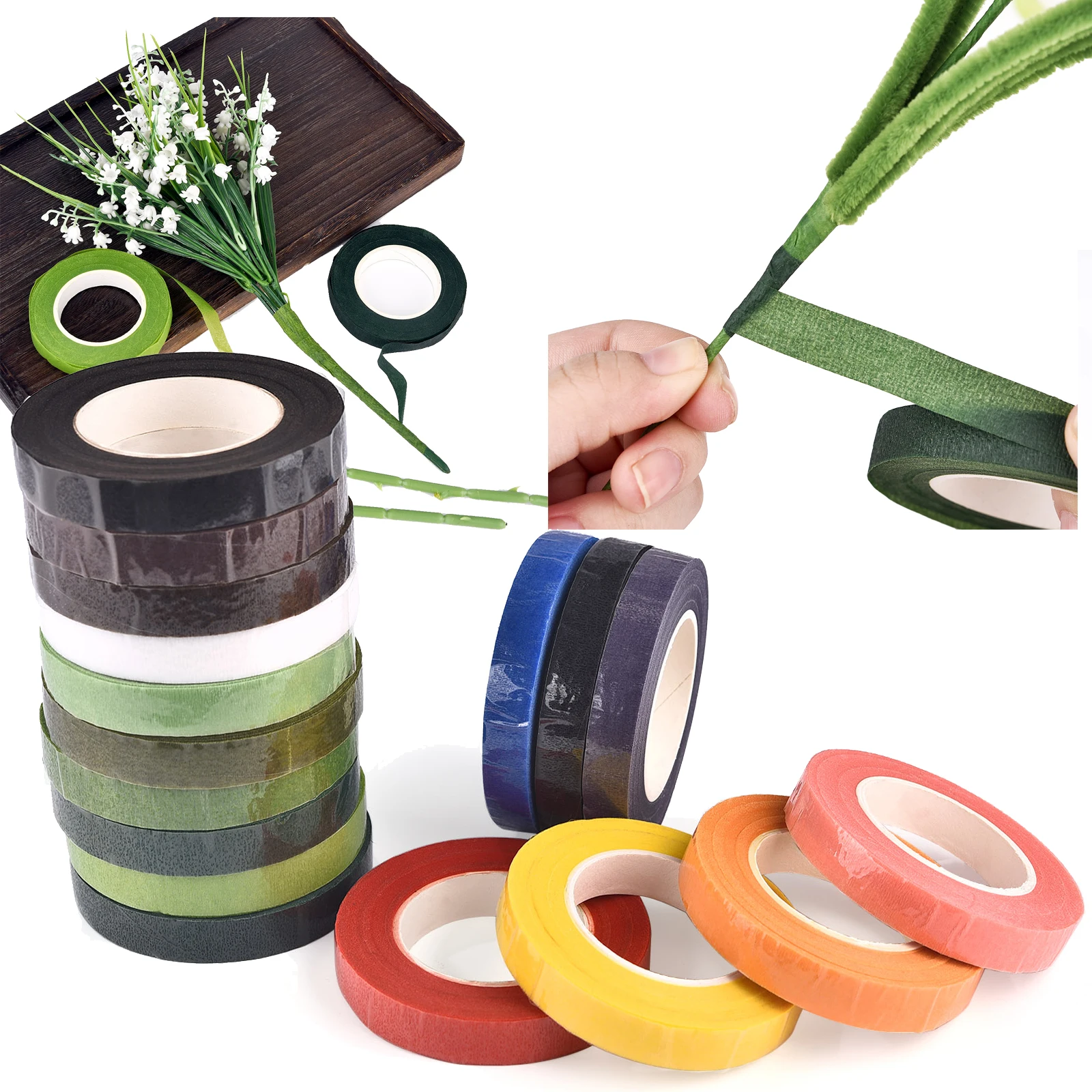 Florist Flower Supply - Ruban de tige florale 30 yards