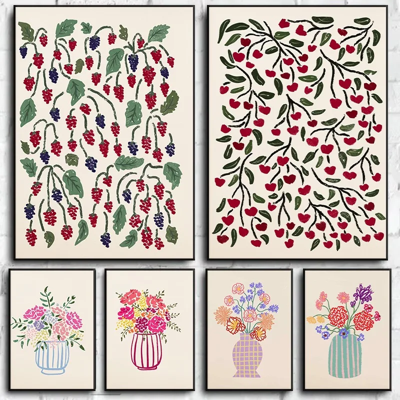 Florist Supply Vases - 1 tableau sur toile sans cadre,