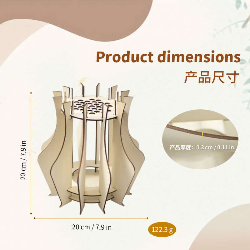 Vase en bois pour bouquets, va - Florist Supply Vases avis et prix