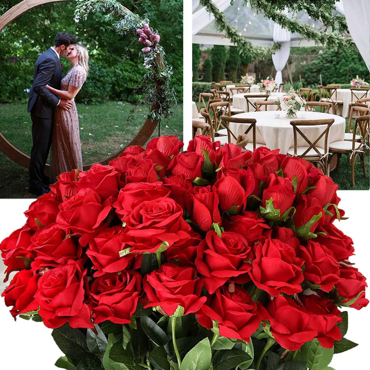 Bouquet de 12 roses rouges art - Florist Supply Bulk avis et prix