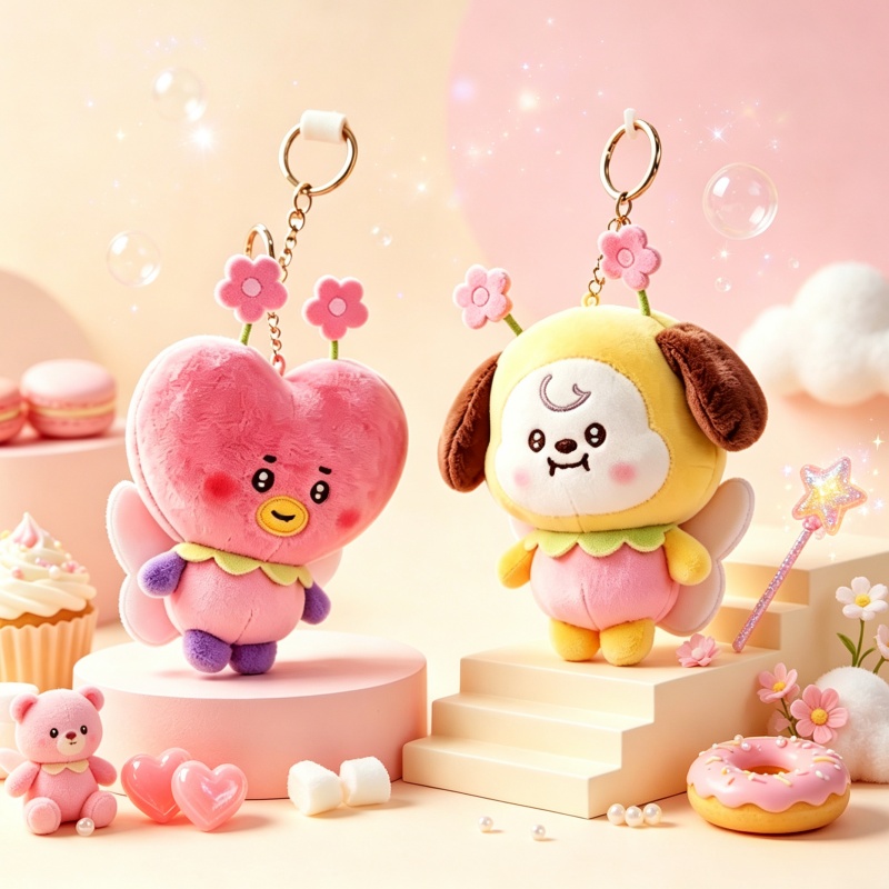 Porte-clés poupée en peluche s - Supply Florist avis et prix