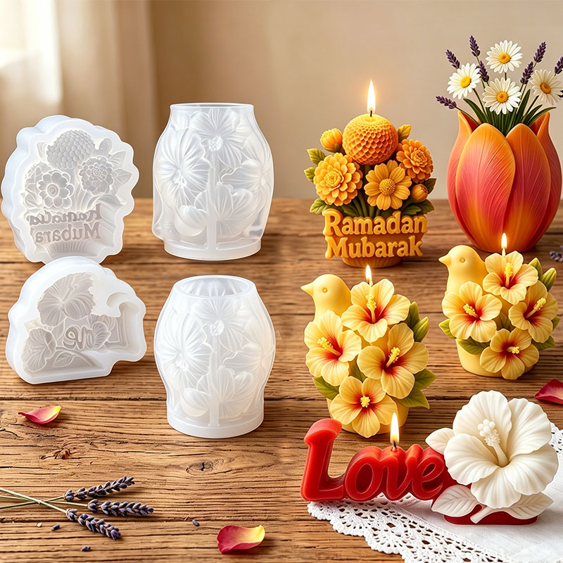 Moule en silicone 3D pour boug - Florist Supply Vases avis et prix